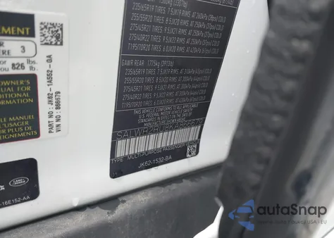 2019 Land Rover Range Rover Sport Hse Mhev z USA, uszkodzony, nr VIN SALWR2RU8KA866679